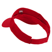 Dance Icon Embroidered Cotton Twill Sun Visor