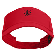 Dance Icon Embroidered Cotton Twill Sun Visor