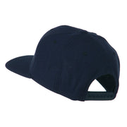 Brave Embroidered Flat Bill Cap