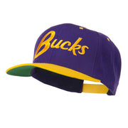 Bucks Embroidered Flat Bill Cap