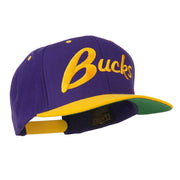 Bucks Embroidered Flat Bill Cap