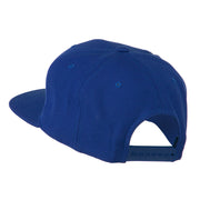 Brave Embroidered Flat Bill Cap