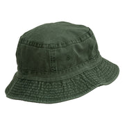 Fly Fishing Embroidered Washed Cotton Bucket Hat