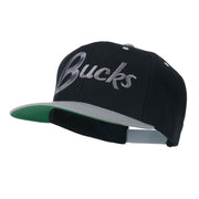 Bucks Embroidered Flat Bill Cap