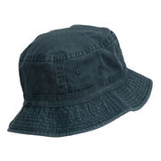 Fly Fishing Embroidered Washed Cotton Bucket Hat