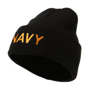 Military Embroidered Beanie