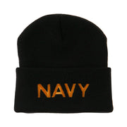 Military Embroidered Beanie