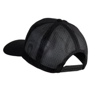 1st Cavalry Division The First Team Patched Solid Cotton Twill Mesh Prostyle Cap - Black OSFM