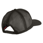 1st Cavalry Division The First Team Patched Solid Cotton Twill Mesh Prostyle Cap - Charcoal OSFM