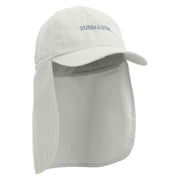 Submarine Embroidered Flap Hats - Khaki OSFM