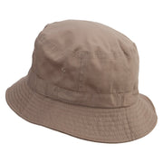 Golden Windmill Farming Embroidered Bucket Hat - Khaki OSFM