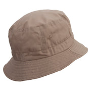 Golden Windmill Farming Embroidered Bucket Hat - Khaki OSFM