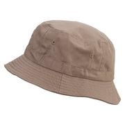 Golden Windmill Farming Embroidered Bucket Hat - Khaki OSFM