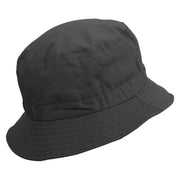 Golden Windmill Farming Embroidered Bucket Hat - Black OSFM