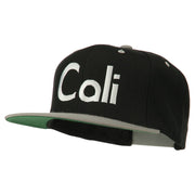 Cali Embroidered Snapback Cap