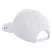 U.S. Air Force Roundel Embroidered Retro Cotton Blend Snapback Cap - White OSFM