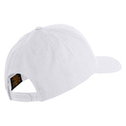 U.S. Air Force Roundel Embroidered Retro Cotton Blend Snapback Cap - White OSFM
