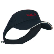 Coach Embroidered Athletic Mesh Visor