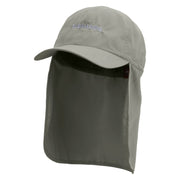 Submarine Embroidered Flap Hats - Grey OSFM