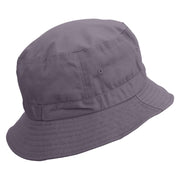 Golden Windmill Farming Embroidered Bucket Hat - Charcoal OSFM