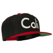 Cali Embroidered Snapback Cap