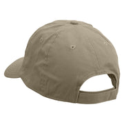 Outline Bird Logo Embroidered Low Profile Dyed Cotton Twill Cap - Olive OSFM