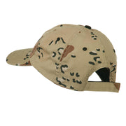 Captain Embroidered Enzyme Washed Camo Cap