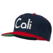 Cali Embroidered Snapback Cap