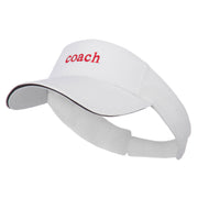 Coach Embroidered Athletic Mesh Visor