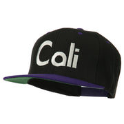 Cali Embroidered Snapback Cap