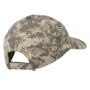 Captain Embroidered Enzyme Washed Camo Cap