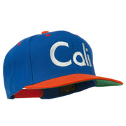 Cali Embroidered Snapback Cap