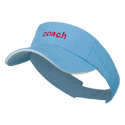 Coach Embroidered Athletic Mesh Visor