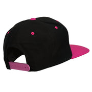 College Embroidered Snapback Cap