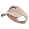 Jazz Trumpet Embroidered Pro Style Cotton Twill Washed Visor