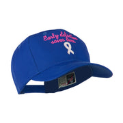 Early Detection Saves Lives Embroidered Cap