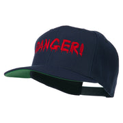 Danger Embroidered Snapback Cap