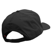 Cursive San Fransico Sign Embroidered Solid Cotton Twill Prostyle Cap - Black OSFM