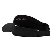 Bride & Groom Embroidered Cotton Twill Sun Visor - Black OSFM