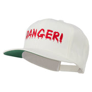 Danger Embroidered Snapback Cap