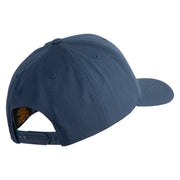 Air Force Pilot Veteran Embroidered Retro Cotton Blend Snapback Cap - Navy OSFM