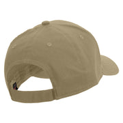 Captain Retired Embroiderd Low Profile Cap - Khaki OSFM