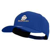 Cursive San Fransico Sign Embroidered Solid Cotton Twill Prostyle Cap - Royal OSFM