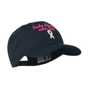 Early Detection Saves Lives Embroidered Cap