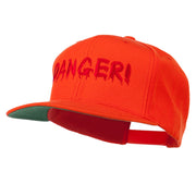 Danger Embroidered Snapback Cap