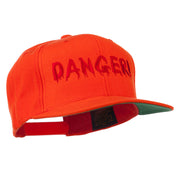 Danger Embroidered Snapback Cap