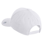 Air Force Pilot Veteran Embroidered Retro Cotton Blend Snapback Cap - White OSFM