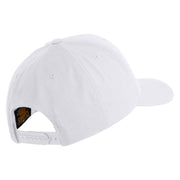 Air Force Pilot Veteran Embroidered Retro Cotton Blend Snapback Cap - White OSFM