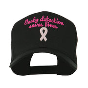 Early Detection Saves Lives Embroidered Cap