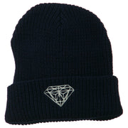 Diamond Embroidered Watch Cap